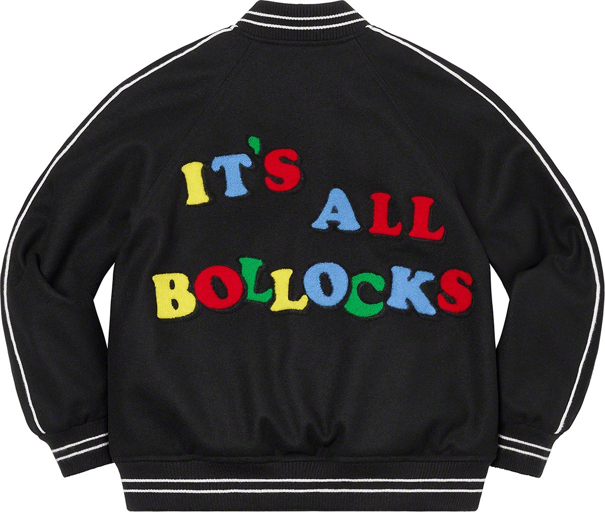 Jamie Reid/Supreme It's All Bollocks Varsity Jacket view 21